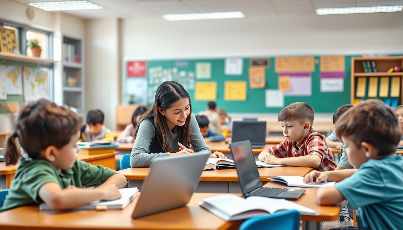 Structured study materials and learning resources on a desk